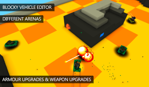 Blocky War Machines - Gameplay image of android game