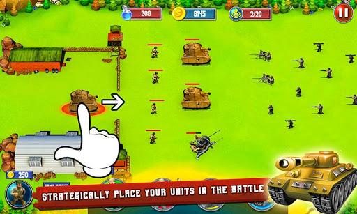 World War 2 Tower Defense Game - Gameplay image of android game