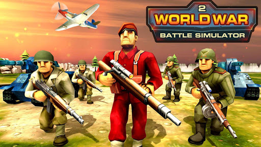 World War 2 Battle Simulator- WW2 Battle Games - Gameplay image of android game