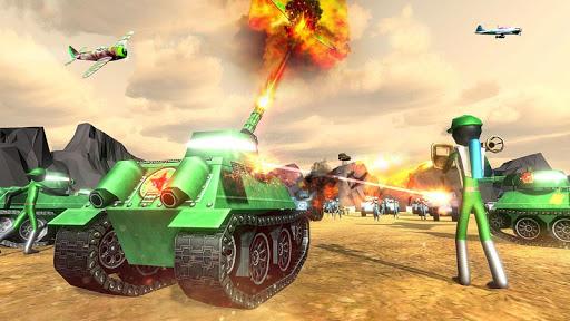 Battle Simulator World War 2 - Stickman Warriors - عکس بازی موبایلی اندروید