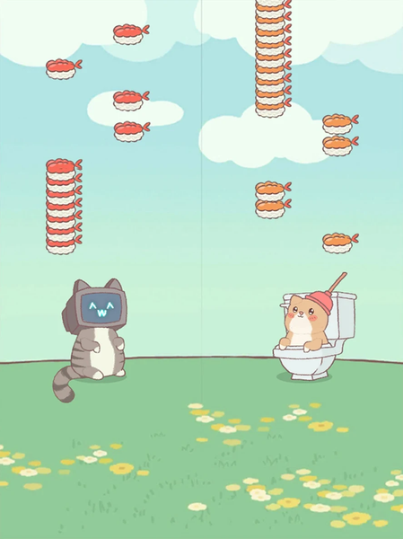 Kpop Duet Cats: Cute Meow Game - Gameplay image of android game
