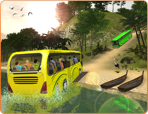 OffRoad Transit Bus Simulator - Hill Coach Driver - Gameplay image of android game