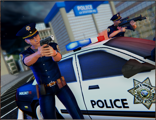 LA Police Run Away Prisoners Chase Simulator 2018 - Gameplay image of android game