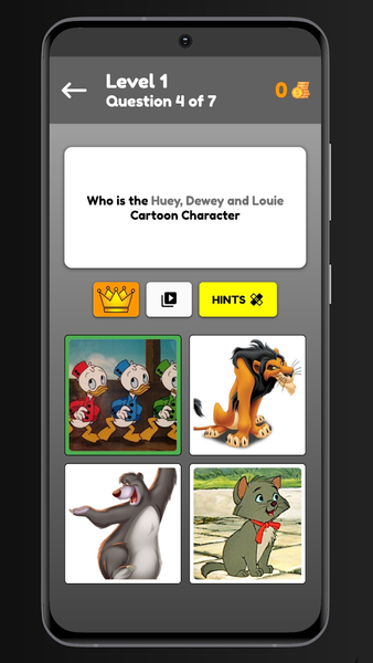 Guess Cartoon Character Quiz - عکس برنامه موبایلی اندروید