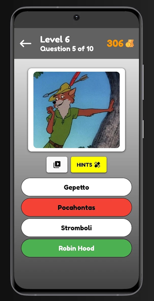 Guess Cartoon Character Quiz - Image screenshot of android app