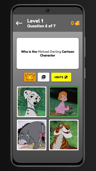 Guess Cartoon Character Quiz - Image screenshot of android app