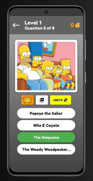 American Cartoon Quiz - عکس بازی موبایلی اندروید