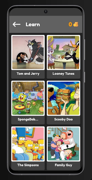American Cartoon Quiz - عکس بازی موبایلی اندروید