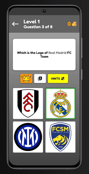 Soccer Clubs Logo Quiz - Image screenshot of android app