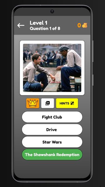 American Movie Quiz - Image screenshot of android app