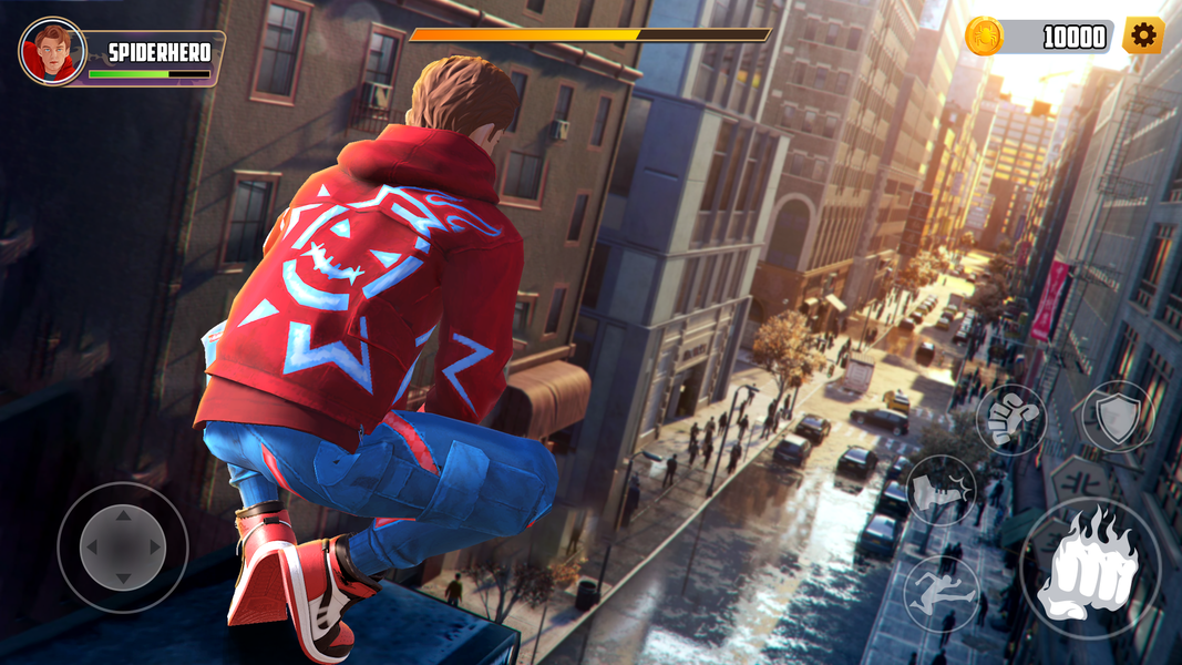 Spider Gangster - Street Fight - Gameplay image of android game