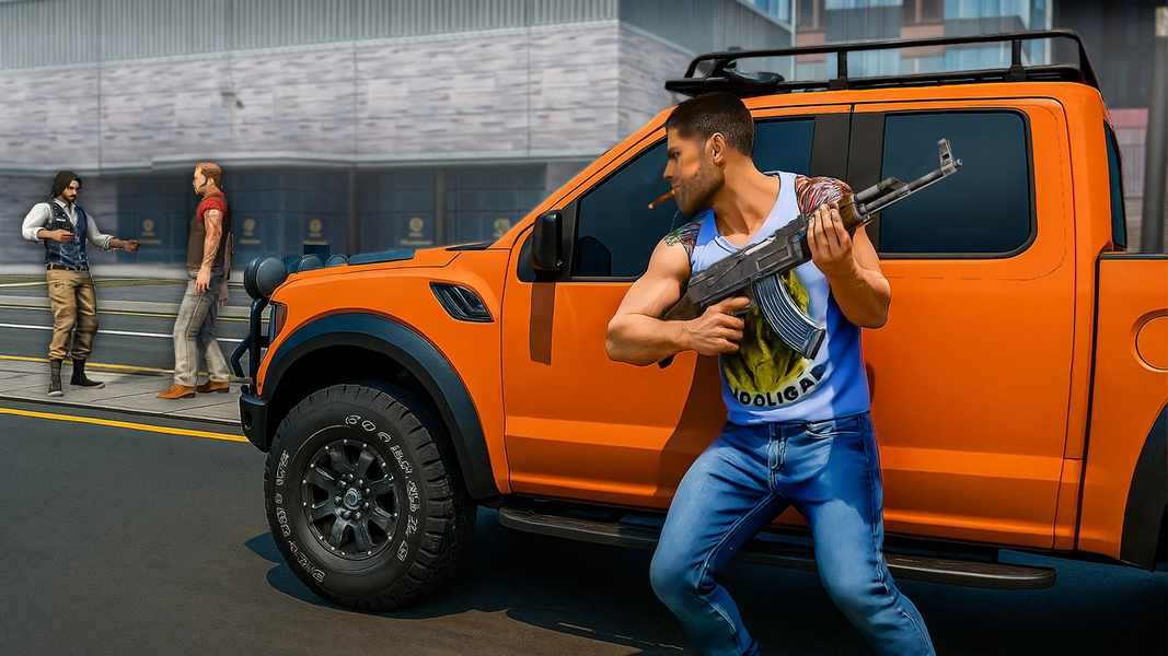 Gangster Mafia City Crime War - Gameplay image of android game