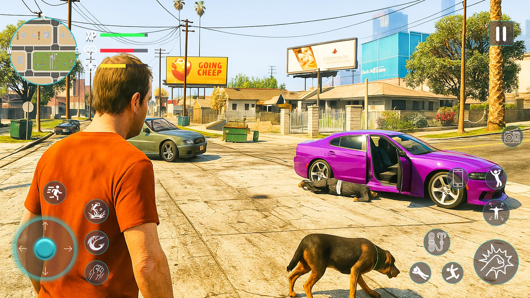 Open World Miami Gangster ۲۰۲۵ - عکس بازی موبایلی اندروید