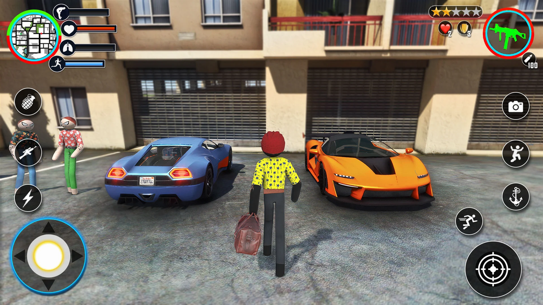 Merge Rope Hero : Vice Town - عکس بازی موبایلی اندروید