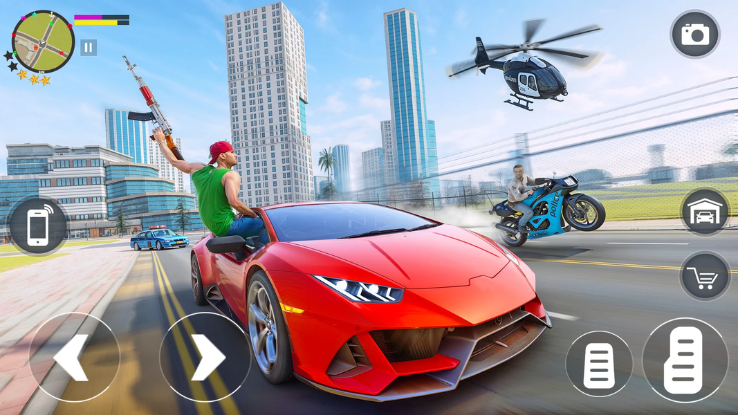 Gangster Games Open World City - عکس بازی موبایلی اندروید