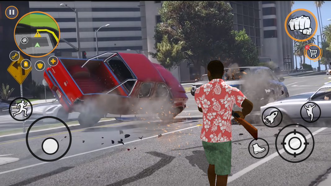 Gangster City: Mafia Crime - Gameplay image of android game