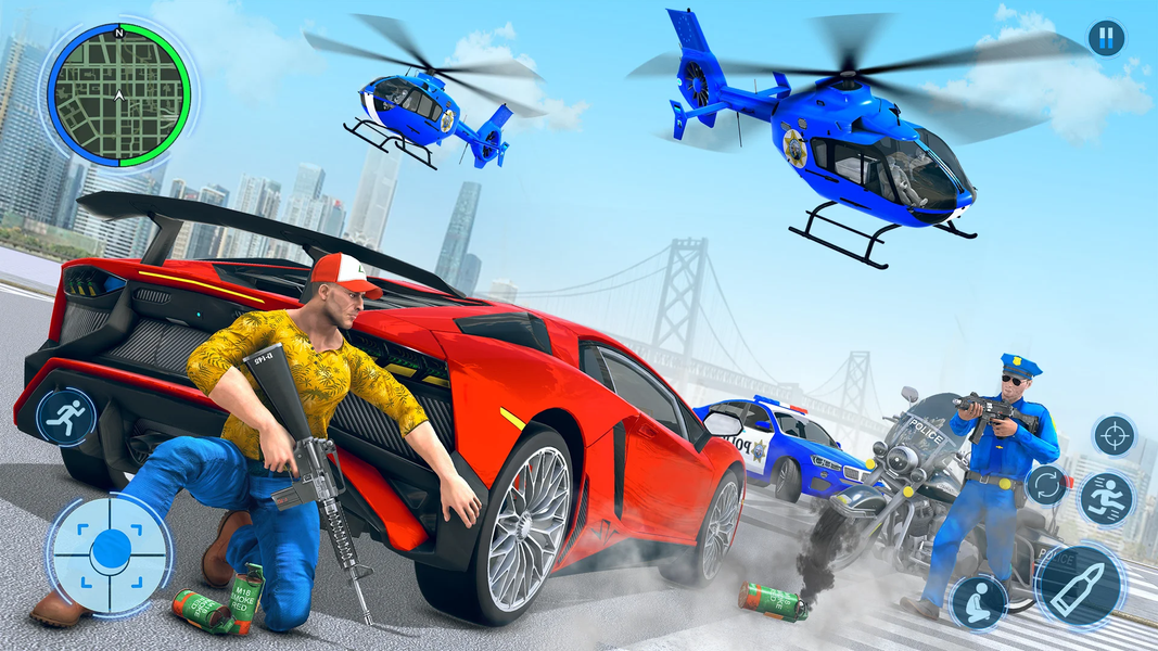 Real Gangster Crime City - Gameplay image of android game