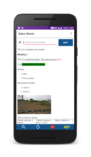 Docx Reader PDF Viewer Word - عکس برنامه موبایلی اندروید