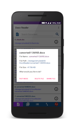 Docx Reader PDF Viewer Word - عکس برنامه موبایلی اندروید