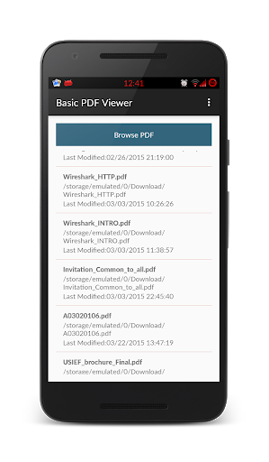 PDF Reader - Image screenshot of android app