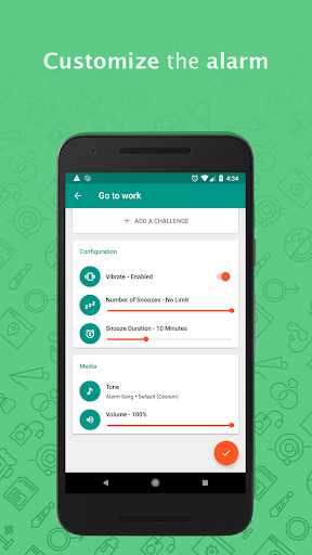 Challenges Alarm Clock - Image screenshot of android app