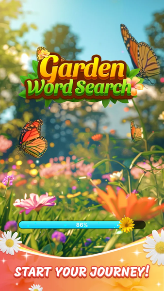 Garden Word Search - Gameplay image of android game