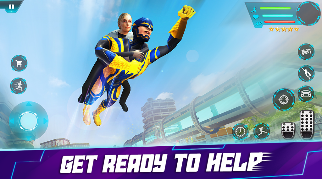 Super Speed Hero | City Rescue - عکس بازی موبایلی اندروید