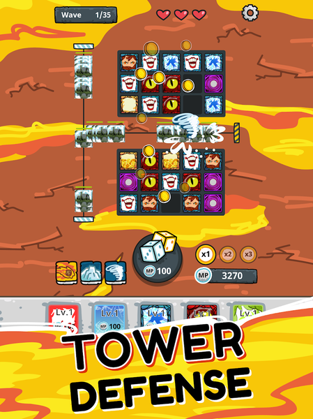 Random Dice Tower Defense - عکس بازی موبایلی اندروید