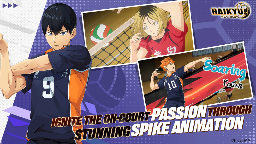 HAIKYU!! FLY HIGH - Gameplay image of android game