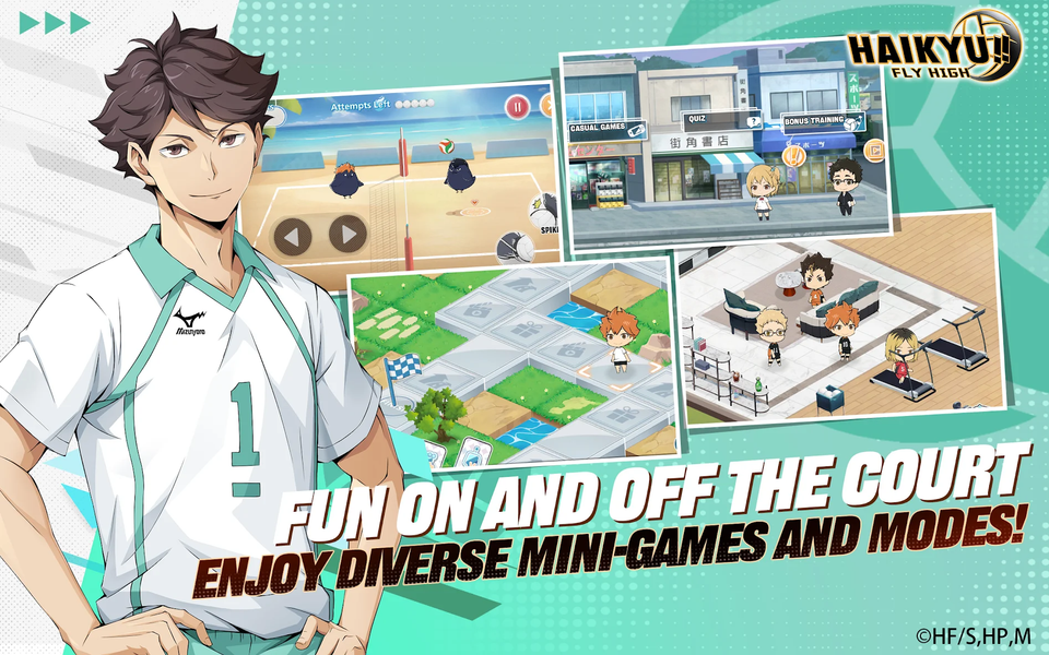 HAIKYU!! FLY HIGH - عکس بازی موبایلی اندروید