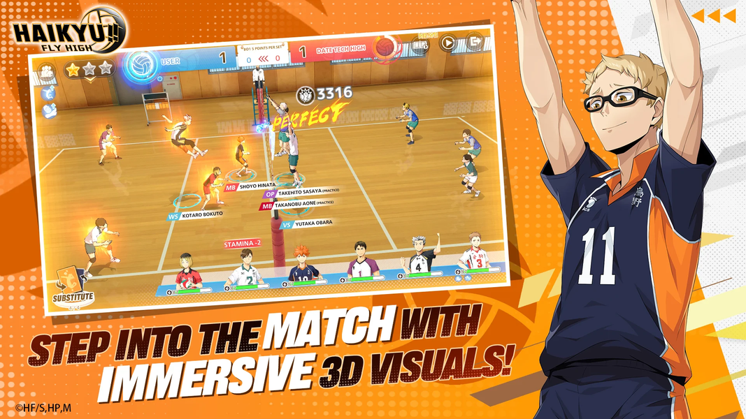 HAIKYU!! FLY HIGH - عکس بازی موبایلی اندروید