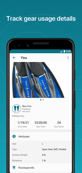 Garmin Dive™ - عکس برنامه موبایلی اندروید