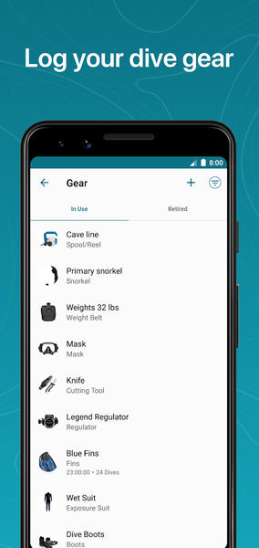 Garmin Dive™ - عکس برنامه موبایلی اندروید
