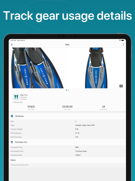 Garmin Dive™ - عکس برنامه موبایلی اندروید