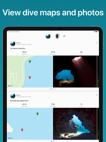 Garmin Dive™ - عکس برنامه موبایلی اندروید