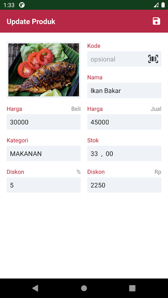 Cashier BON receipt - عکس برنامه موبایلی اندروید