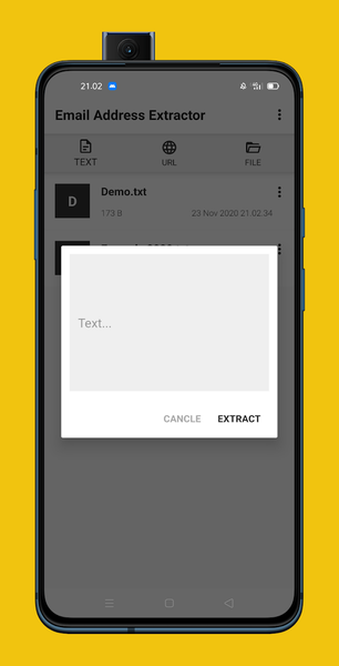 Email Address Extractor - عکس برنامه موبایلی اندروید