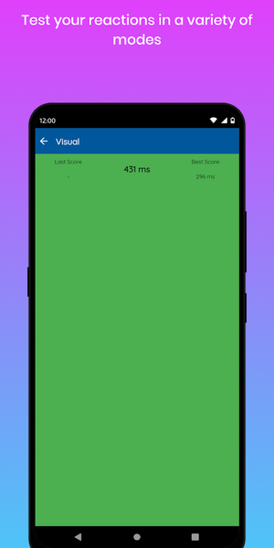 Reaction Time: Test Reactions - عکس برنامه موبایلی اندروید