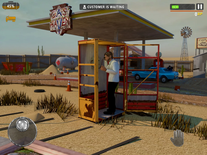 Gas Filling Junkyard Simulator - Gameplay image of android game