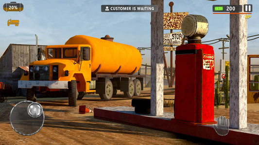 Gas Station Junkyard Simulator - Gameplay image of android game