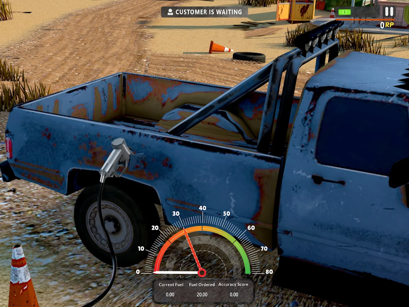 Gas Filling Junkyard Simulator - Gameplay image of android game