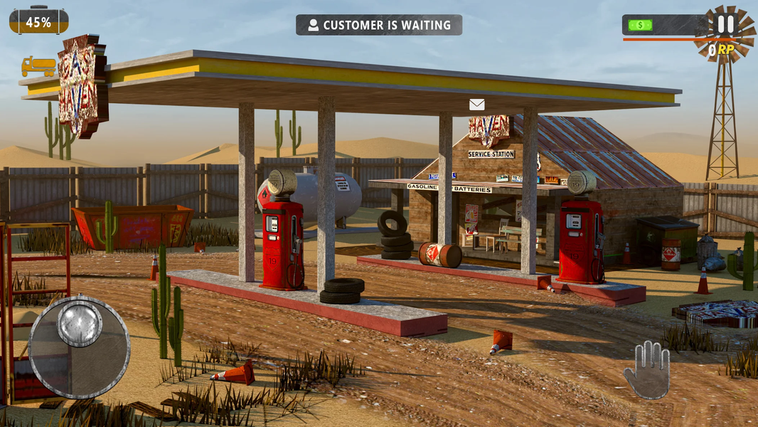 Gas Filling Junkyard Simulator - Gameplay image of android game