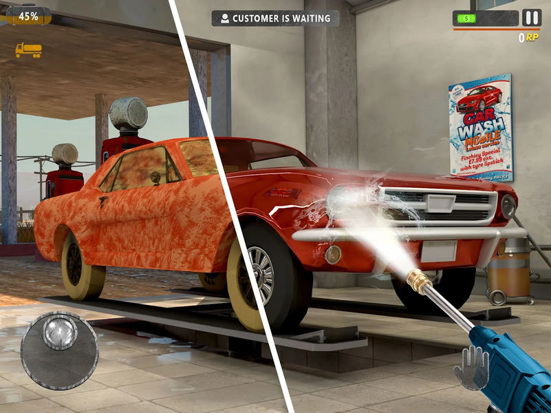 Gas Filling Junkyard Simulator - Gameplay image of android game