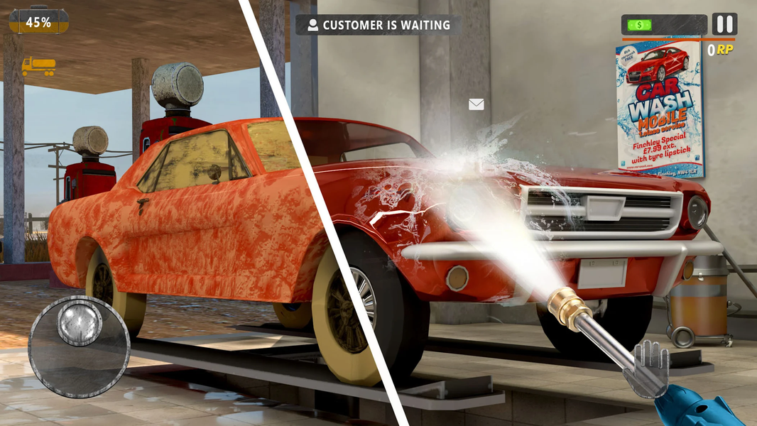 Gas Filling Junkyard Simulator - Gameplay image of android game