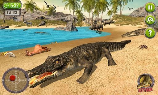 Angry Crocodile City Attack - عکس بازی موبایلی اندروید