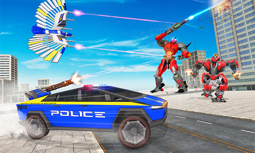 Police Eagle Robot Truck Games - عکس برنامه موبایلی اندروید