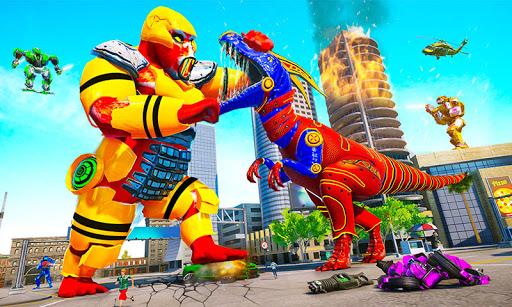 Gorilla Robot City Attack Game - Image screenshot of android app