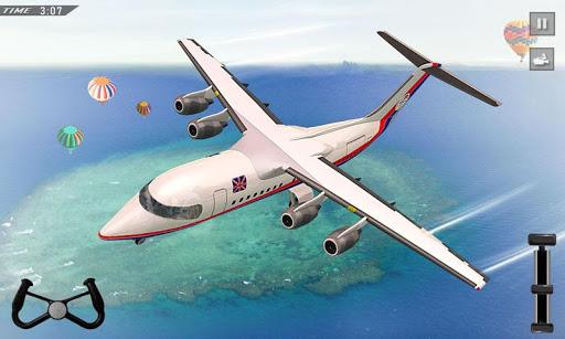 Flight Pilot Simulator 3D Game - Gameplay image of android game