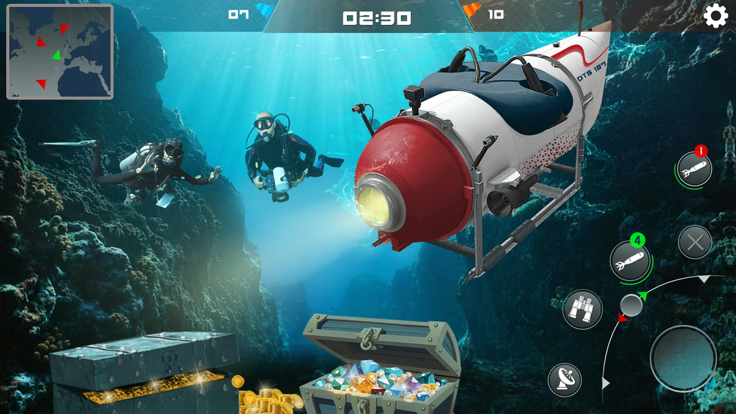 Submarine Titans Rescue Ship - Image screenshot of android app