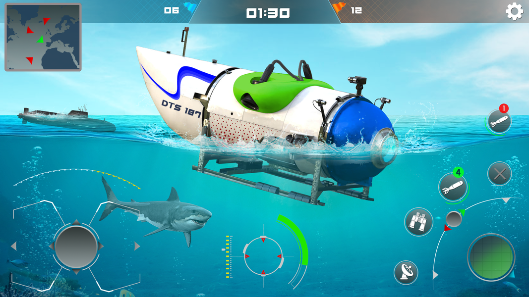 Submarine Titans Rescue Ship - Image screenshot of android app